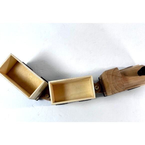 Aggieland Express wooden train 3 pieces A&M kiddos - Picture 3 of 9